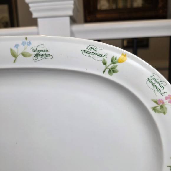 Anchor Ovenware Florest Platter Botanical Wildflower Serving Dish 15.75 in - Picture 6 of 11